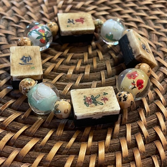 🐞2 for 30🐞 Mahjong Tile Bracelet - Picture 3 of 4